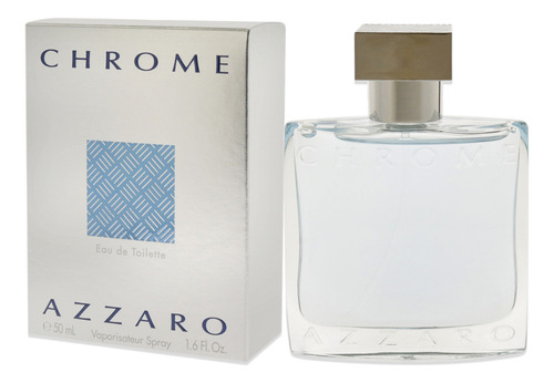 Perfume Azzaro Chrome Edt Spray Para Homens 50ml