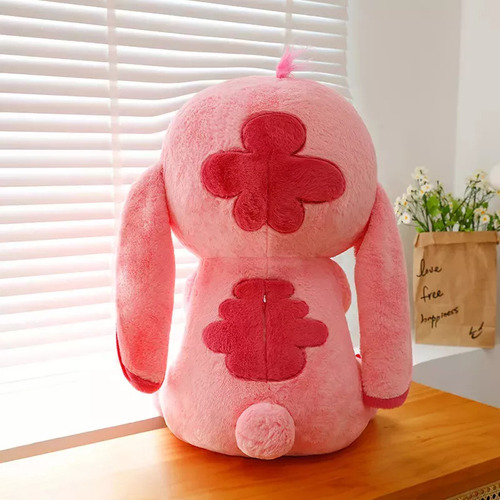 De Pink Stitch Plush De 30 Cm Abraçando Um Pato Lilo