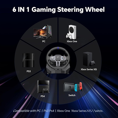 Pxn Pc Steering Wheel, V9 Gen2 Universal Usb Car Sim 270/...