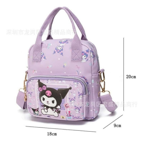 2 Bolso De Mano Hombro Dos Compartimentos Kitty/kuromi