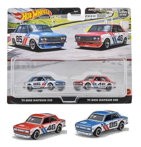 2 Pack Bre Datsun 510 Hot Wheels Premium Car Culture Target