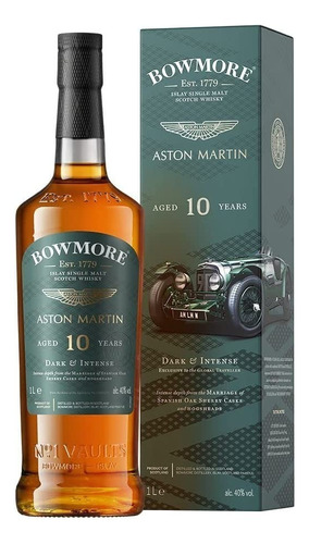 Whisky Bowmore 10 Anos Aston Martin Dark&intense 1litro 40%
