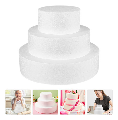 Modelo De Tarta De Espuma Protésica Cakes, 3 Unidades .