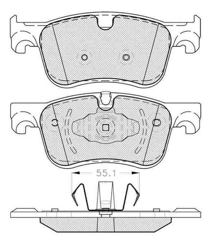 Pastilla De Freno Citroen --c4 Picasso 1.6 Vti - Thp - Hdi 1