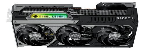 Placa De Vídeo Asrock Rx 9070xt Steel Legend Dark 16gb Gddrg