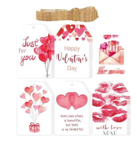 comprar Etiquetas De San Valentín Etiquetas De San Valentín 60 Etiqu