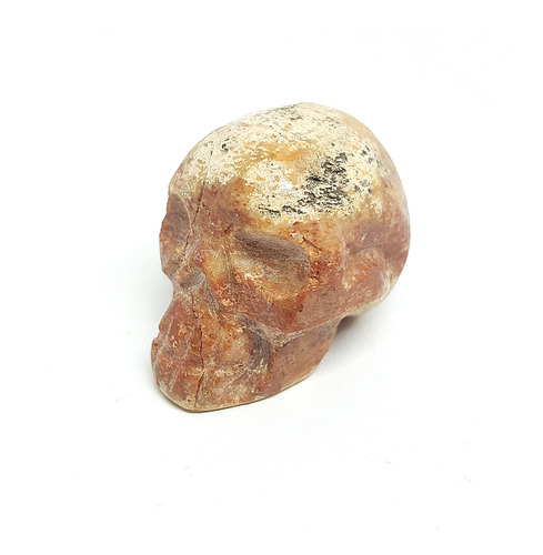 Cráneo De Calcedonia En Cantera 3.8 Cm Alto Peso 33.4 Gr