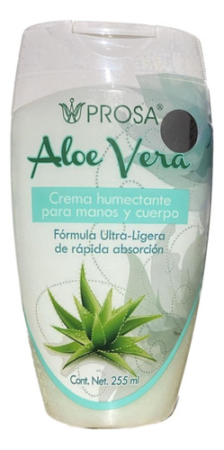 Crema De Aloe Vera Y Almendras Para Manos Y Cuerpo 255 Ml