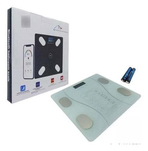 Pesa Balanza Digital De Baño Inteligente Bluetooth App Color