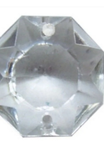 100 Cairel Octogonal 14 Mm X100 Cristal  Austria Belgrano