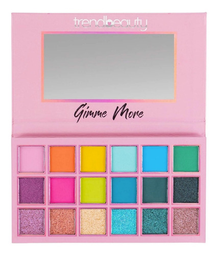 Paleta De Sombras Gimme More Trend Beauty Color De La Sombra Mix Colores