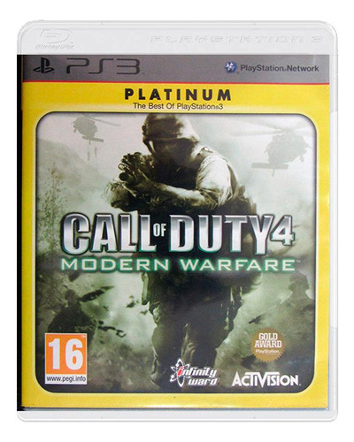Jogo Seminovo Call Of Duty 4 Modern Warfare Platinum Ps3 (Recondicionado)