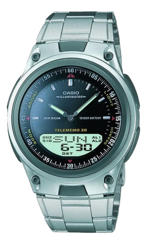 Casio Reloj Analogo/digital Acero Inoxidable Mod Aw80d-1avcb