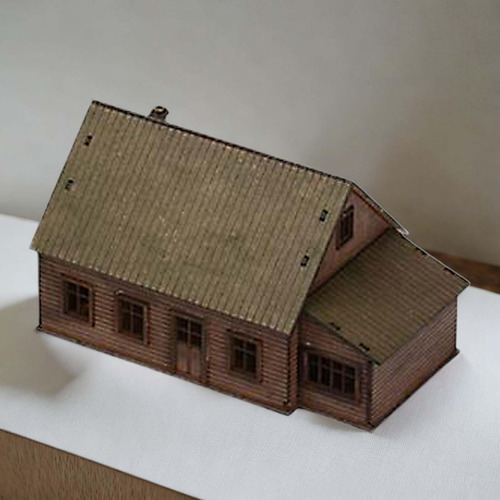 Modelo De Casa Europea 1/72 Sin Montar Para Mesa De Estilo F