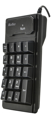 Teclado Usb Numerico Kolke 18 Teclas Negro