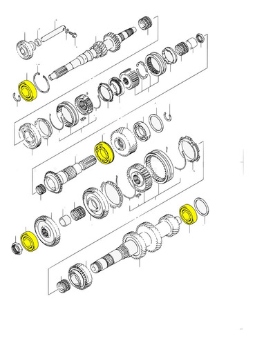 Rodamientos Caja Velocidad Suzuki Grand Vitara 2.0 4wd Jb420