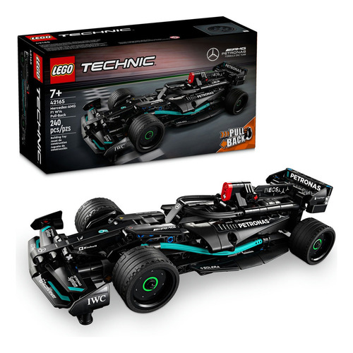 Lego® Technic Mercedes-amg F1 W14 E Performance Pull-back 42165; Auto De Juguete A Escala; Set De Construcción De Vehículo Para Niños Y Niñas 7+
