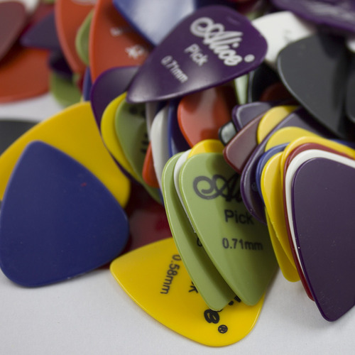 Púas De Guitarra Eléctrica Antideslizantes Mate, Púas De 6 P