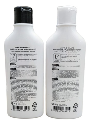 Kerasys Revitalizing Shampo 180ml + Condicionador 180ml