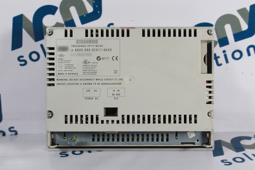 Siemens 6av66400ca110ax0 Simatic Tp177 Acny Used (Usado)