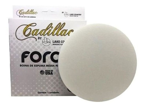 Boina De Espuma Force Refino Branca 6,5 Cadillac