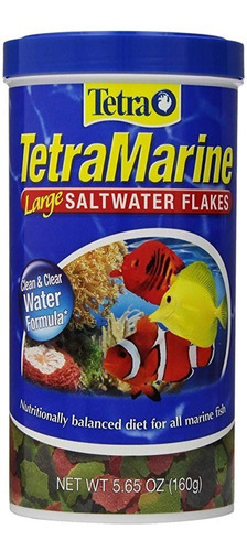 Alimento Para Peces Tetra Tetramarine Saltwarer Flakes  160g