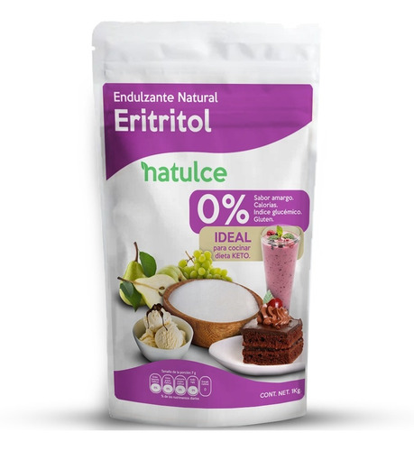 Eritritol Natulce 1kg 100%natural Sin Calorias 0 Iglucemico