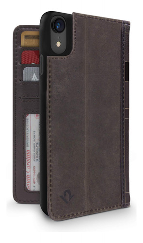 Bookbook Para iPhone XS Estuche 3 1 Soporte Pantalla Marron