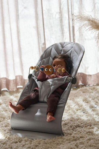 Babybjörn Hamaca Bliss, Bastidor Gris Claro, Algodón