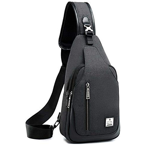 Sling Bag Pecho Hombro Mochila Crossbody Bolsas Hombres...