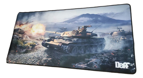 Mousepad Gamer Xl Batalla Battlefied 90x40cm Antideslizante