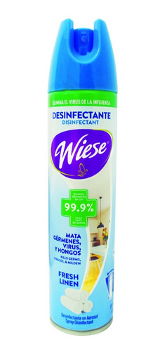 12 Desinfectantes Aerosol Spray Antibacterial Wiese Virus