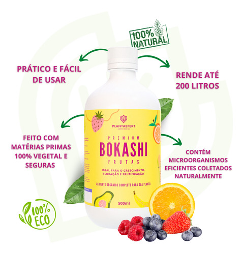 Adubo Para Uva 500ml | Ideal Para Cultivo Em Casa Ou Chácara
