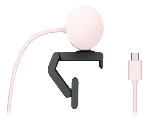 Camara Web Logitech Brio 500 Rose Usb-c Fullhd 30fps