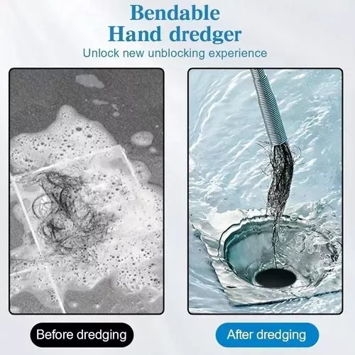 Sonda Destapador Cañerías 1,6 Metros Ducha Wc Lavamanos