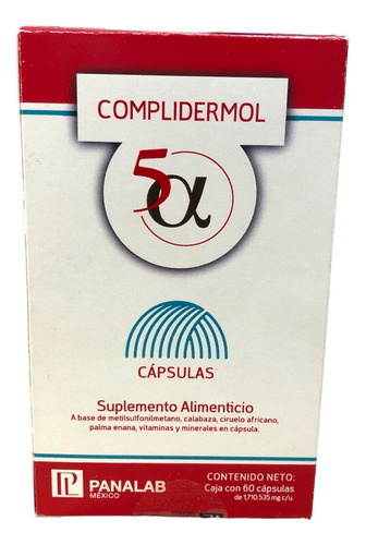 Complidermol 5 Alfa Plus 60 Cápsulas