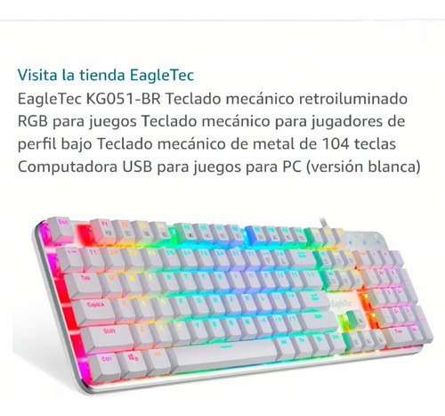 Teclado Mecánico Gaming.