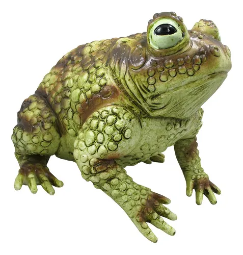 Estatua Gigante De Sapo De Goma, Decoración De Animale...