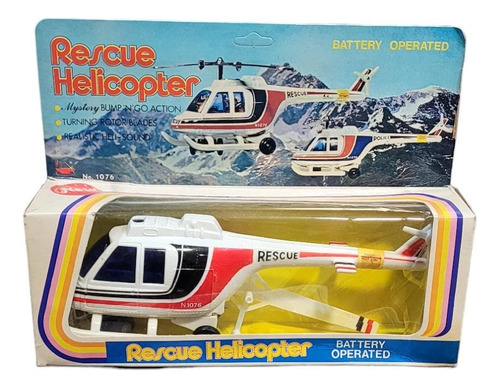 Helicoptero Retro Bump And Go Rescue Helicopter Jretro