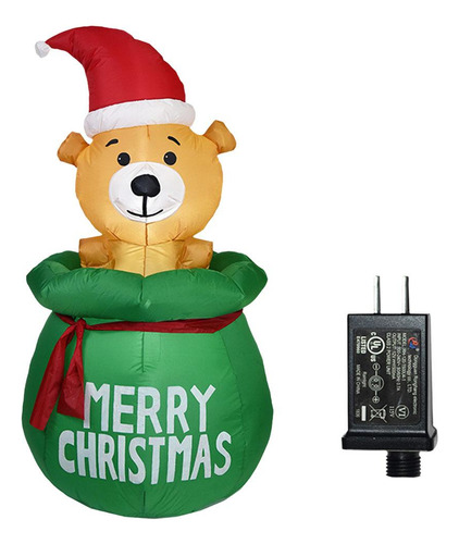 Decoración Navideña De Inflables Navideños Con Luces Led