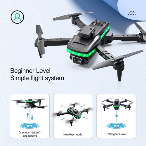 S162 Mini Drones Profesionals Con Cámara 4k Y Luz Led