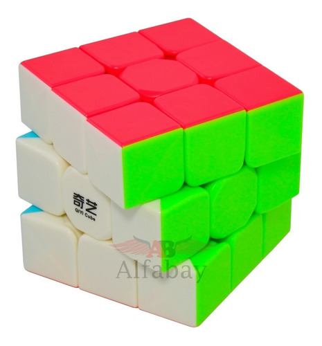 Cubo Mágico Profissional 3x3x3 Qiyi Warrior W Stickerless