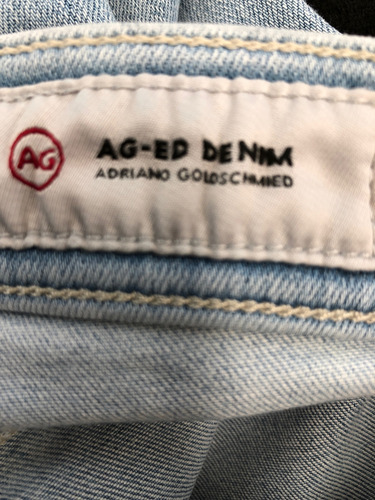 Pantalón Adriano Goldschmied Color Azul Talla M (Usado)