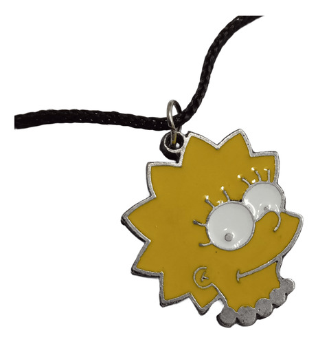 Colgante Metal Serie Animada Los Simpsons Personajes Lisa Los Simpson - Lisa