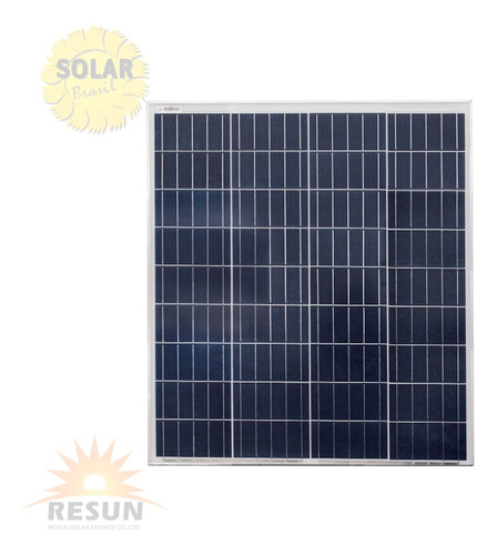 Painel Solar Resun 60w  -  Rs60 - 36 Células