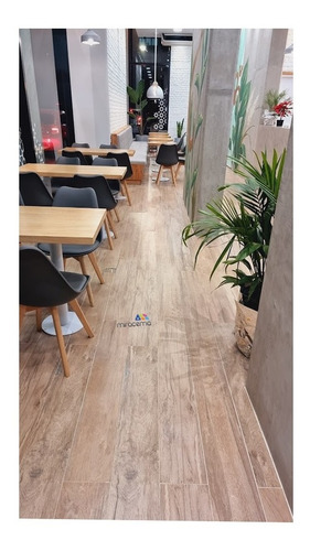 Porcelanato Simil Madera Rect. Alberdi 20x80 Madison Brown
