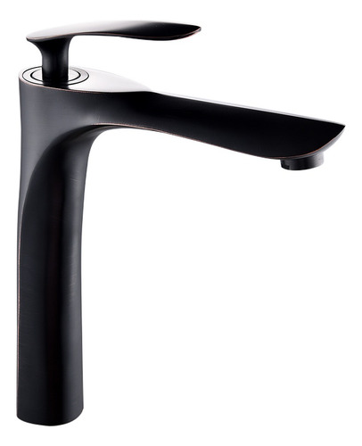 Llave Grifo Monomando Lavabo Ovalin Baño Negro Mate Gami