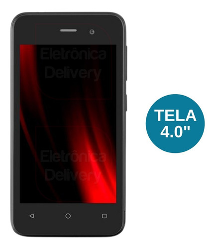 Imagem 2 de 6 de Smartphone Celular 32gb Multilaser E Lite 2 Preto - P9146