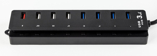 Core Device 8-port Usb 3.0 Hub Negro (4 X 3,0 + 3 X 2,0 + 1