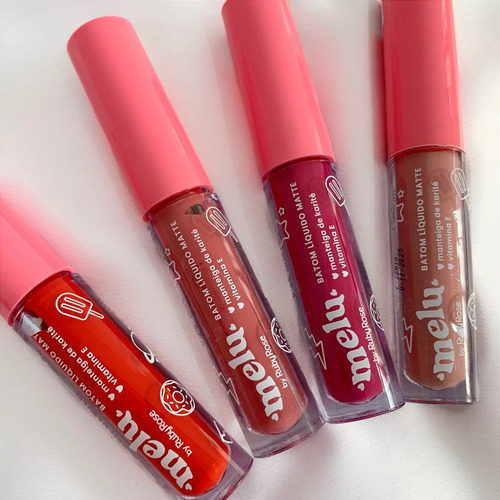 Batom Líquido Matte Melu Da Ruby Rose Cor Raspberry Cm05